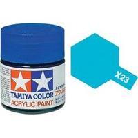 Acrylic paint Tamiya Blue (clear) X-23 Glass container 23 ml