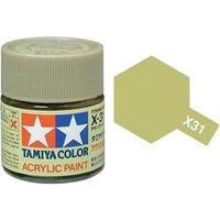 Acrylic paint Tamiya Titanium-gold X-31 Glass container 23 ml