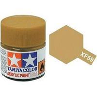 Acrylic paint Tamiya Desert yellow XF-59 Glass container 23 ml