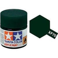 Acrylic paint Tamiya Dark green XF-70 Glass container 23 ml