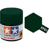 Acrylic paint Tamiya Dark green XF-61 Glass container 23 ml