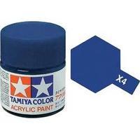 Acrylic paint Tamiya Blue X-4 Glass container 23 ml