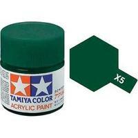 Acrylic paint Tamiya Green X-5 Glass container 23 ml