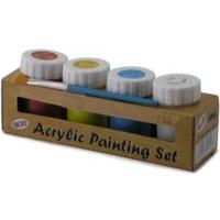 Acrylic Painting Set With 4 Colours