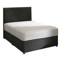 active shire encapsulated latex 2000 divan set small double no drawers ...