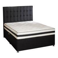 Active Shire Encapsulated Memory 3000 Divan Set Double No Drawers Platform Base with Headboard