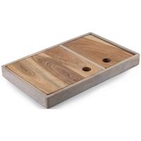 Acacia Boards and Bowls Medium Tray Set