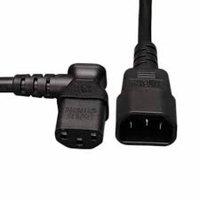 ac power extension cable c13 left angle to c14 2