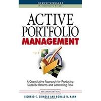 Active Portfolio Management : A quantative approach for producing superior returns and selecting superior money managers