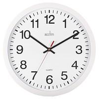 Acctim 93/ 704 Controller Wall Clock, White