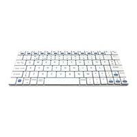 Accuratus KYB-MINIMUS-BTAW Minimus Ultra Mini Sleek Rechargeable Bluetooth Keyboard - White