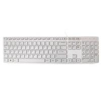 Accuratus 301 USB Compact Layout Keyboard with Square Special Keys (Pure White)