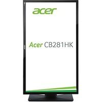 Acer CB281HK 28 inch Wide screen Monitor (1 ms, 300nits, 4K2K, LED, DVI, HDMI, DP, Height Adjust, Pivot) - Black