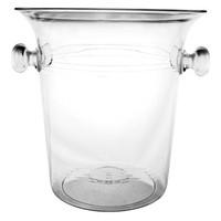 Acrylic Champagne Bucket. Stylish ice bucket for chilling and displaying wines. Dimensions : 210(h) x 210(w) x 210(d)mm.