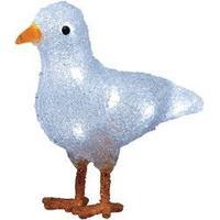 Acrylic figure Seagull Cold white LED Konstsmi
