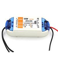 AC 90~240V 0.62A to DC 12V 2A 28W LED Power Driver - White Orange