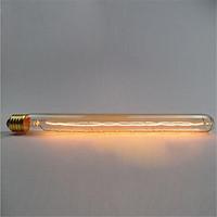 AC110/220 T300 E27 60W Edison Retro Flute Test Tube Retro Decorative Bulb1PCS