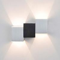 AC 85-265 2 LED Integrated Modern/Contemporary Painting Feature for LED Mini Style Bulb Included, Ambient Light Flush Mount wall Lights