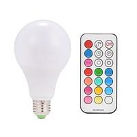 AC85-265V E26/E27 10W LED Smart Bulbs A80 38 SMD 5050 800 lm Warm White RGB V 1 pcs