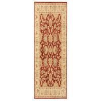 Accra Red Persian Style Traditional Wool Rug 80x240