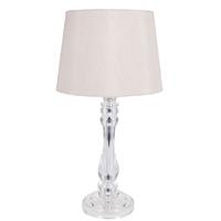 Acrylic Accents Table Lamp with Polysilk Shade