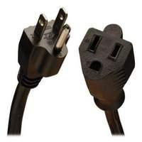 Ac Medium Duty Power Extension Cord. Nema 5-15r To Nema 5-15p. 13a. 16awg. Sjt - 3 Ft.