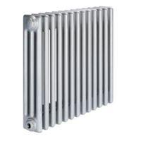 acova 3 column radiator silver w628mm h600mm