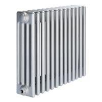 acova 4 column radiator silver w628mm h600mm