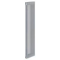 Acova 2 Column Radiator Silver (W)398mm (H)2000mm