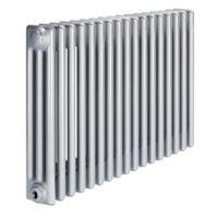 acova 3 column radiator silver w812mm h600mm