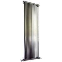 Accuro Korle Zephyra Vertical Radiator Brushed (H)1500 mm (W)468 mm