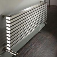 Accuro Korle Cadence Horizontal Radiator Stainless Steel (H)465 mm (W)1000 mm