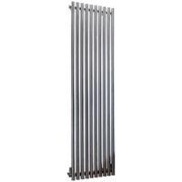 accuro korle impulse vertical radiator stainless steel h1000 mm w460 m ...