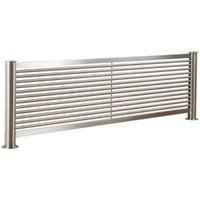 Accuro Korle Mariner Horizontal Radiator Stainless Steel (H)605 mm (W)1500 mm