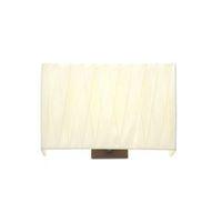 Acasia Ivory Ribbon & Matt Charcoal Paint Wall Light