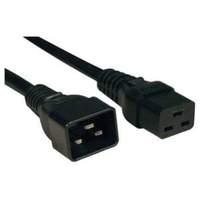 ac power cord c19c20 250v 20a 12 awg sjt 6 ft