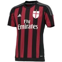 AC Milan Home Shirt 2015/16 - Kids Black