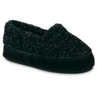 acorn kids tex moccasin slippers black berber uk size 15 25