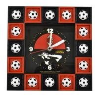 ac milan square wall clock