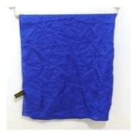 Accessorize Navy Blue 100% Silk Scarf Accessorize - Size: One size - Blue - Scarf