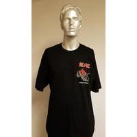 AC/DC Black Ice Tour - Local Crew - Extra large 2008 UK t-shirt CREW T-SHIRT