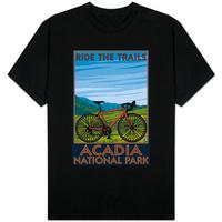 Acadia National Park; Maine - Bicycle Scene