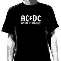 AC/DC Back In Black T-Shirt - L UK t-shirt 5052442003502