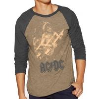 AC/DC Photo Raglan Unisex Small Top