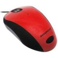 Accuratus Image Optical Wired Mouse Gloss Red