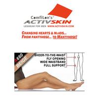 Activskin Microfibre Sheer To Waist Full Support With Fly Tights (A660)