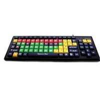 Accuratus Monster 2 Mixed Colour Learning Keyboard in Upper Case