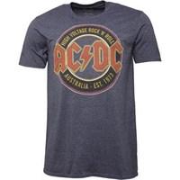 acdc est 73 mens t shirt dark heather