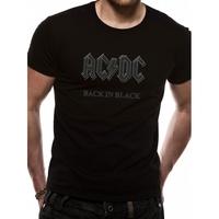 acdc back in black t shirt small