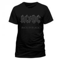 AC/DC Back In Black T-Shirt, Unisex, Large, Black